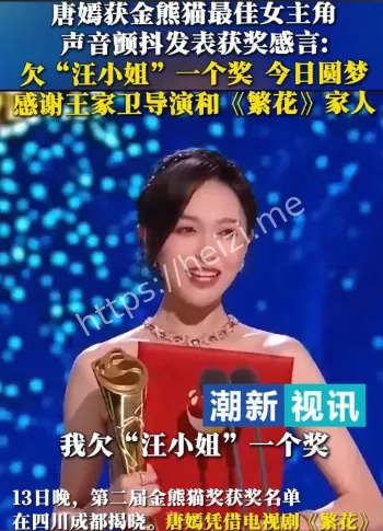 唐嫣金熊猫最佳女主角